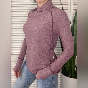 Lululemon Women’s Warm your Core Long Sleeve Pullover Burgundy